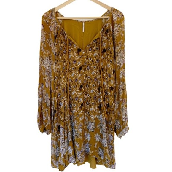 Free People Dresses & Skirts - FREE PEOPLE Boho Floral Dress | Lucky Loosey
